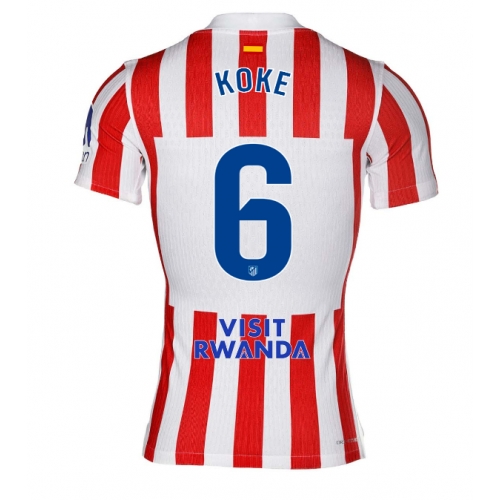Billige Fotballdrakt Atletico Madrid Koke #6 Replika Hjemmedrakt 2025-26 Kortermet Billige Fotballdrakt Atletico Madrid Koke #6 Replika Hjemmedrakt 2025-26 Kortermet